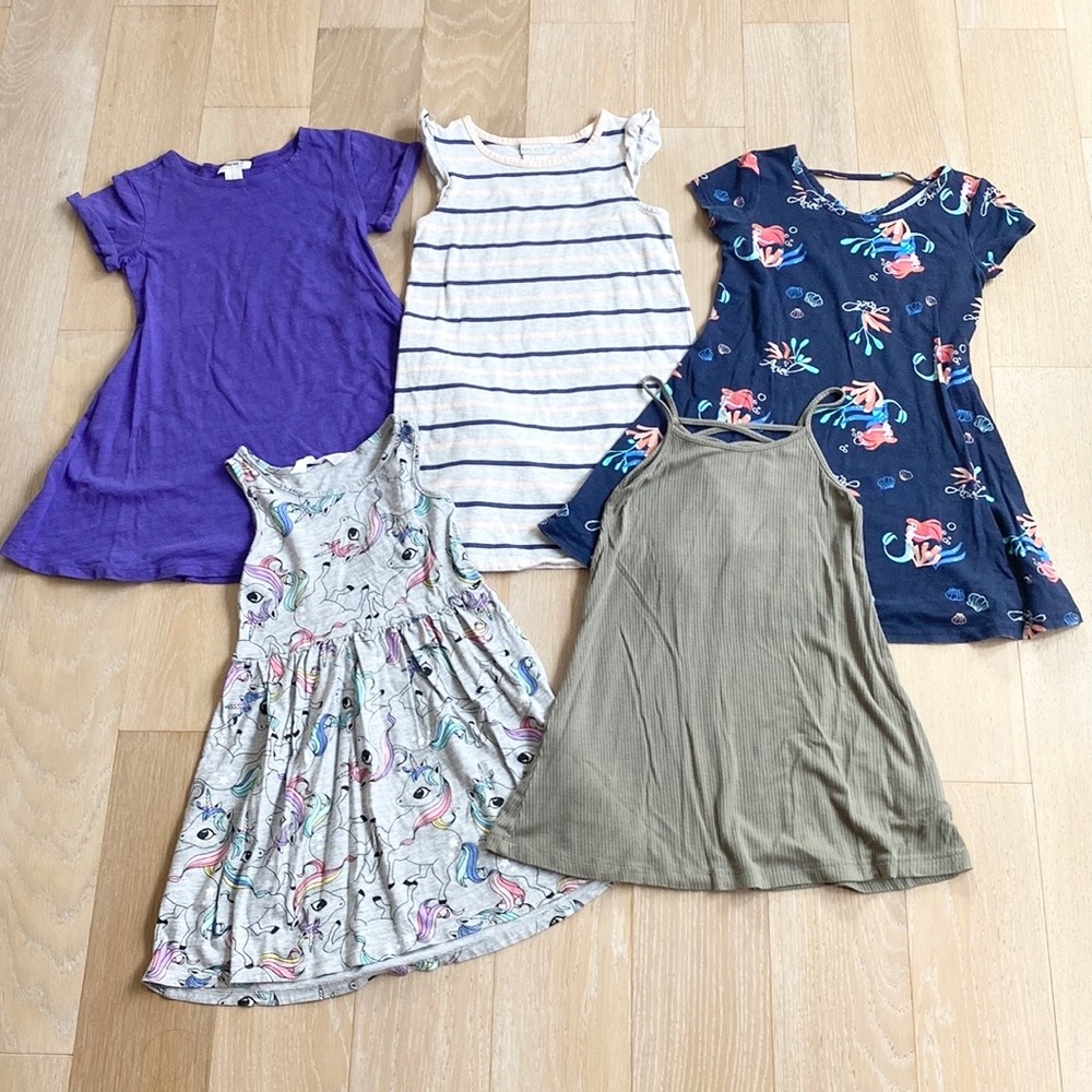 Set of 5 T-shirt Dresses
